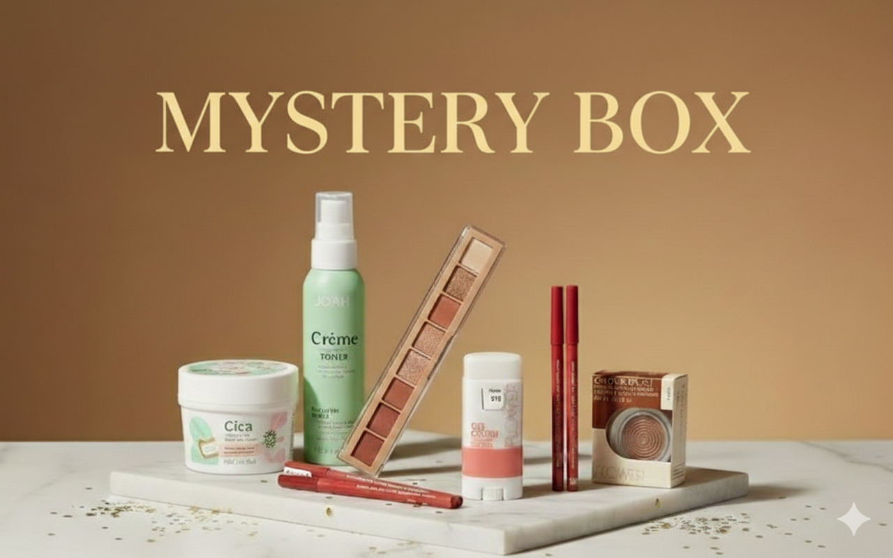 Mistery Box con 20pz de maquillaje premiun