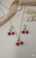 Collar con aretes